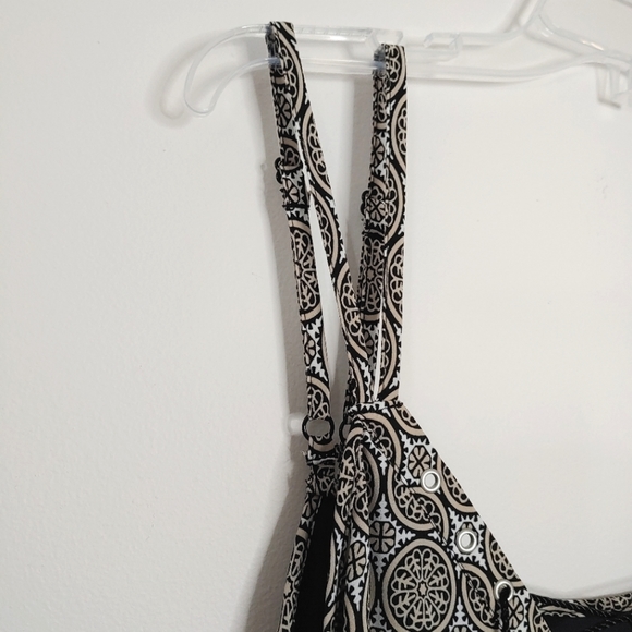 Addition Elle taupe printed midi dress. Size 18. - Picture 4 of 9